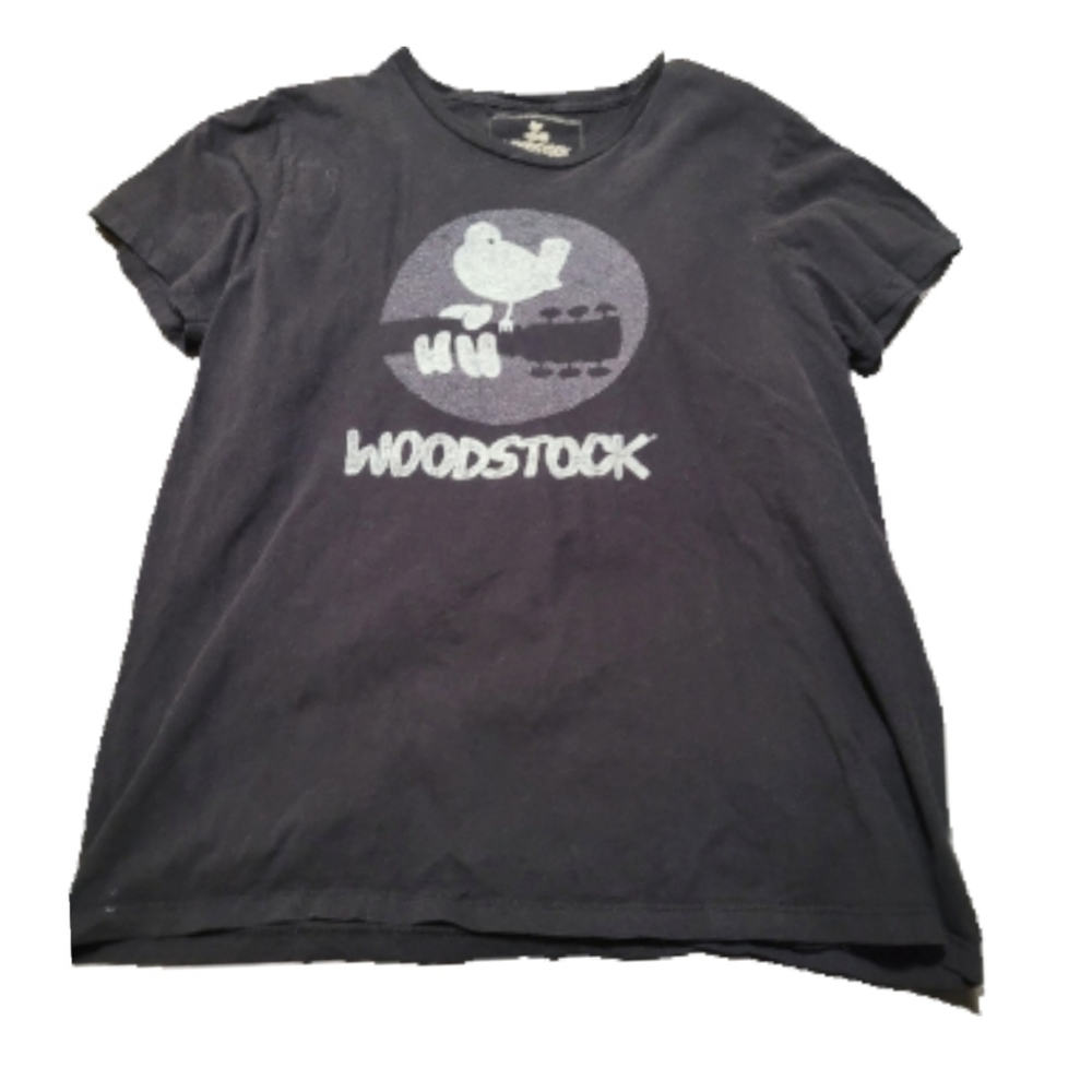 Black Woodstock t shirt